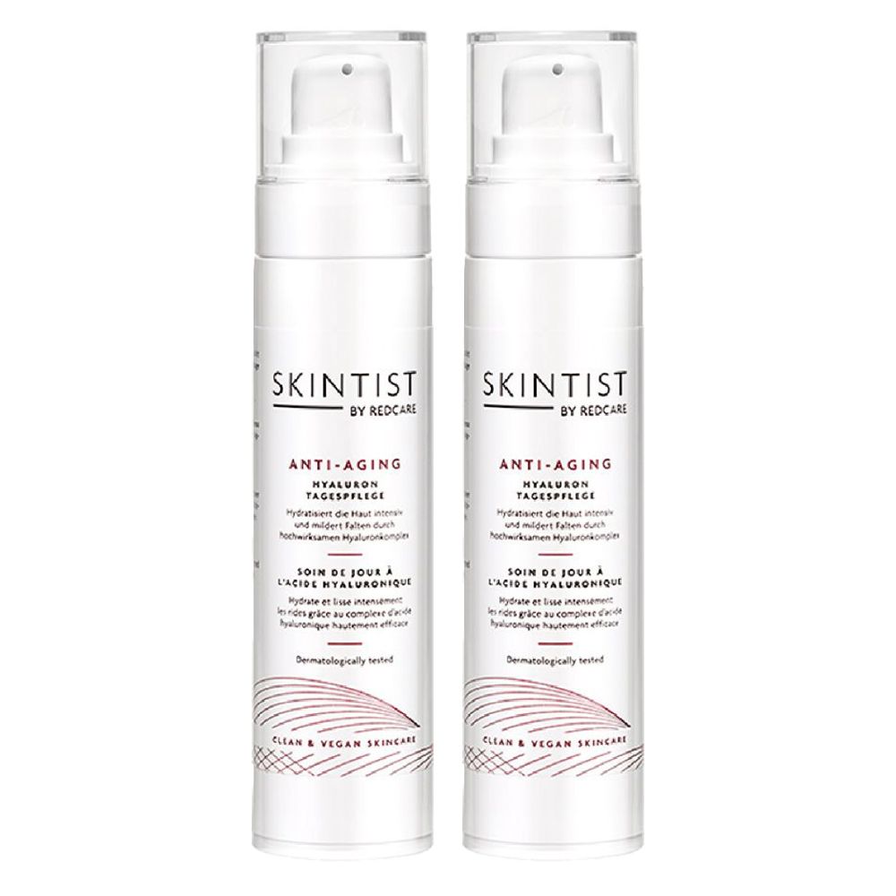 SKINTIST ANTI-AGING Crema giorno con acido ialuronico set da 2