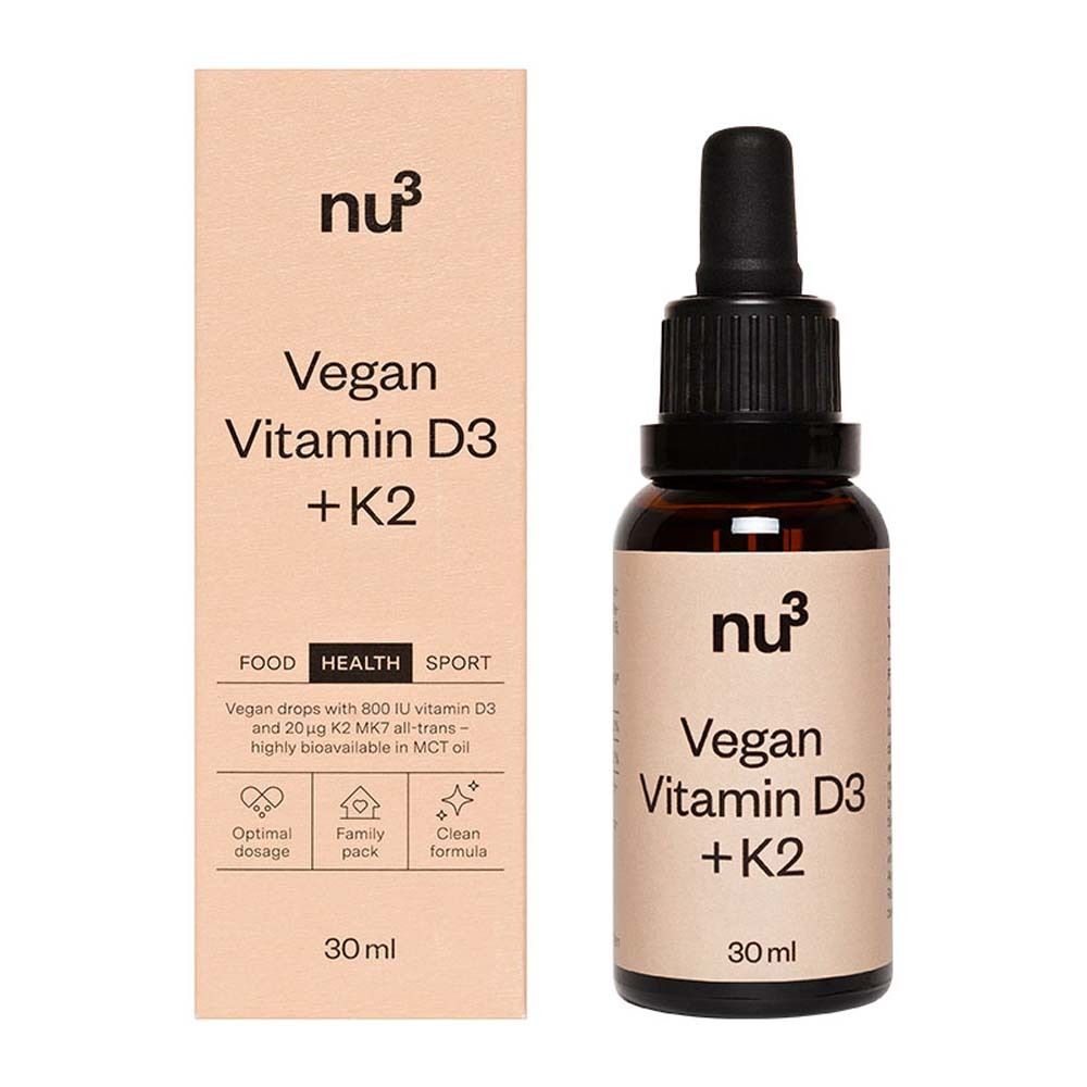 nu3 Vitamina D3 + K2 vegan Set da 2