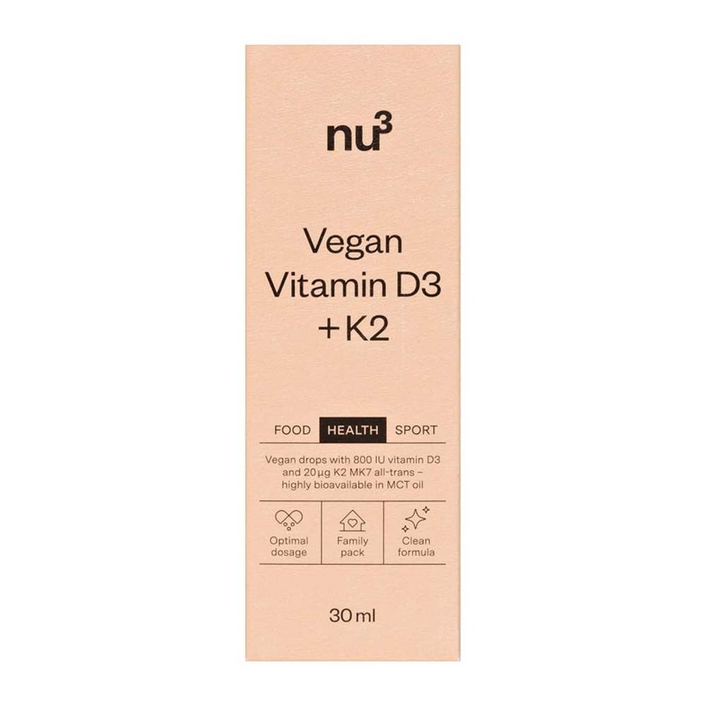 nu3 Vitamina D3 + K2 vegan Set da 2