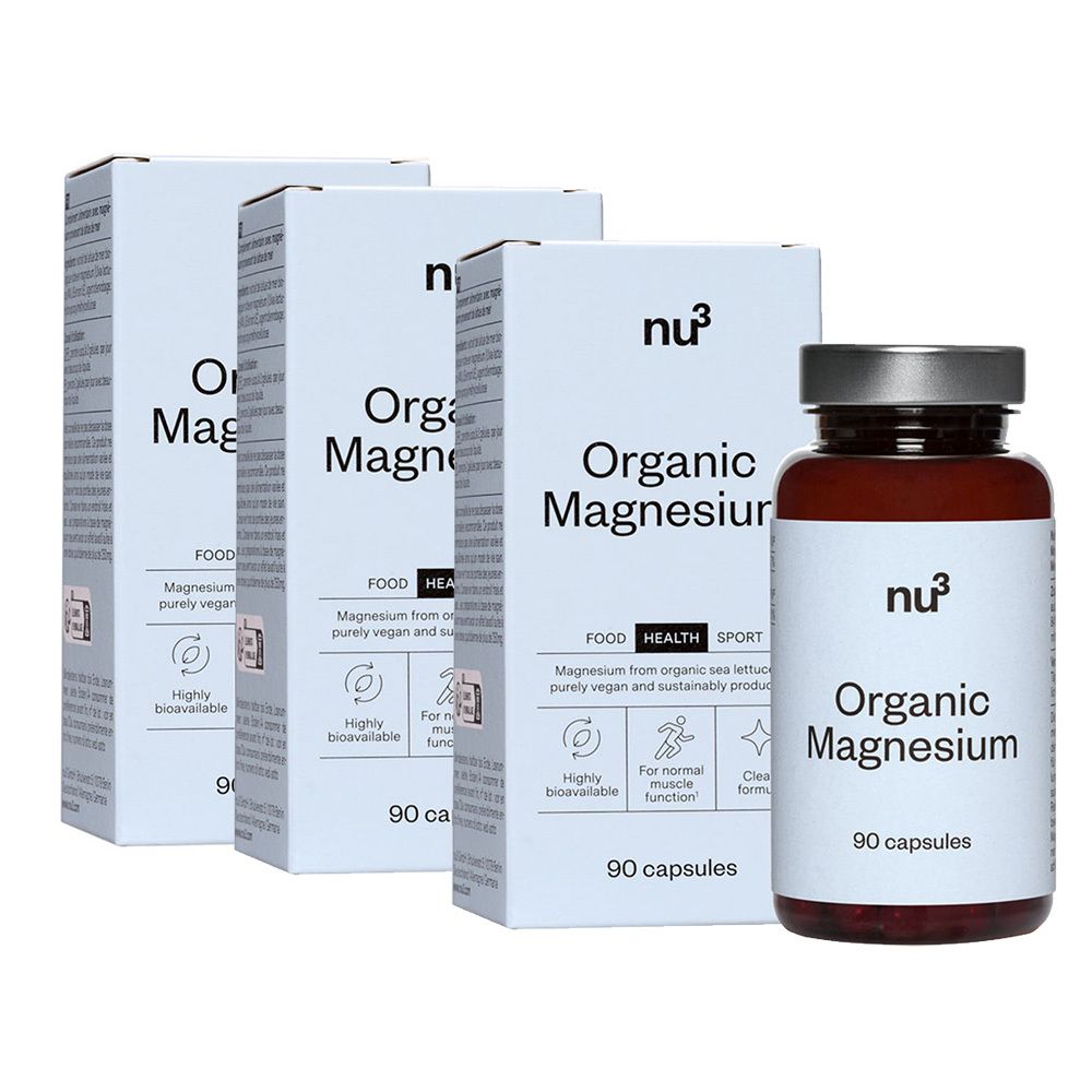 nu3 Magnesio bio in capsule Set da 3