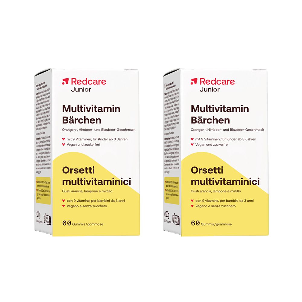 Redcare Junior Orsetti multivitaminici Set da 2