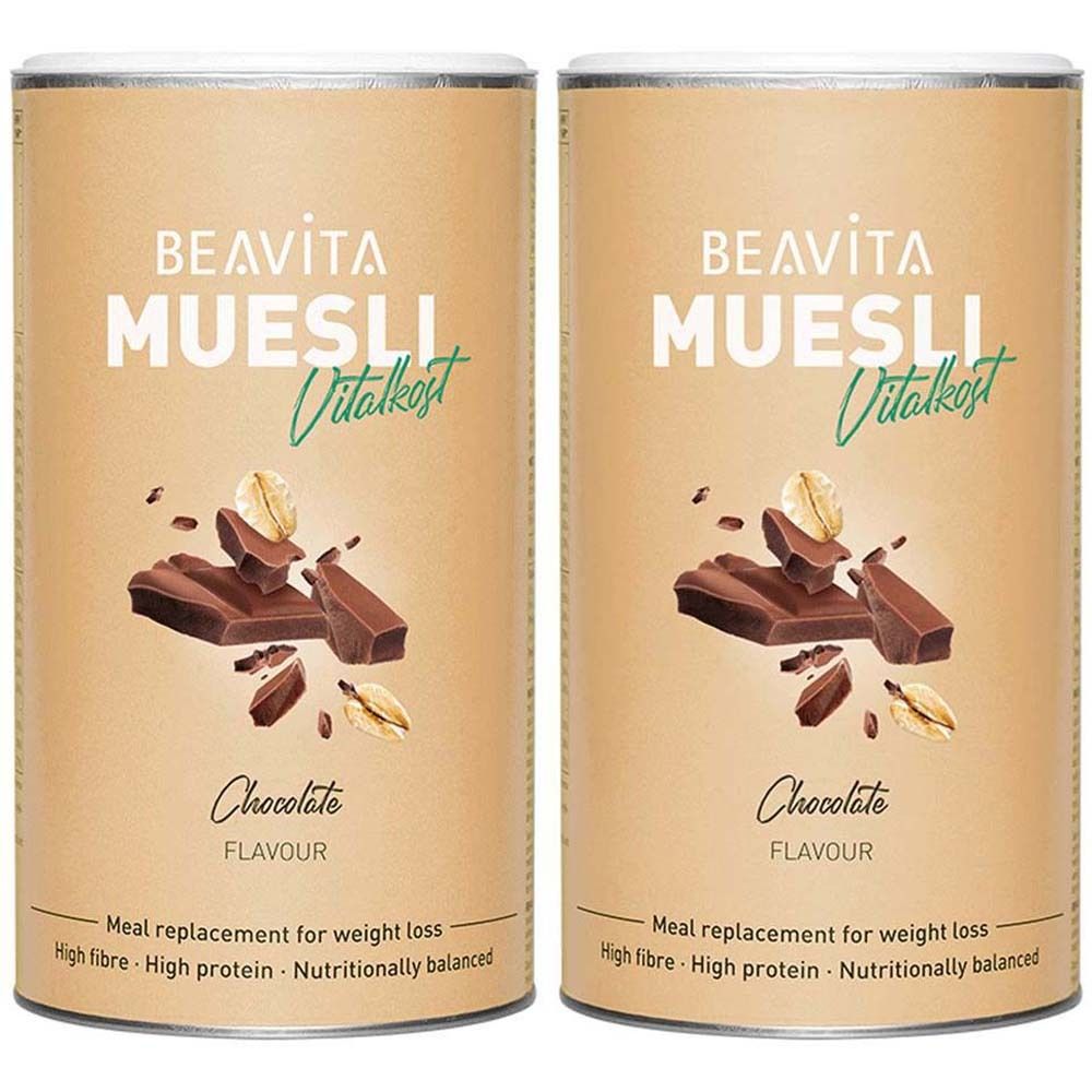 BEAVITA Muesli dietetico al cioccolato Set da 2