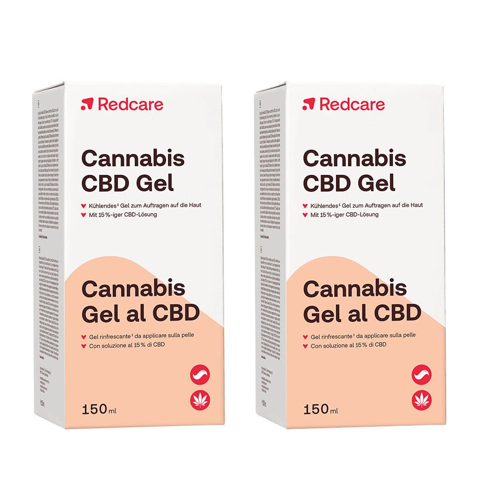 Redcare Cannabis Gel al CBD Set da 2