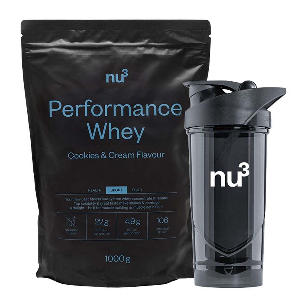 nu3 Performance Whey Cookies-Cream + nu3 Shaker