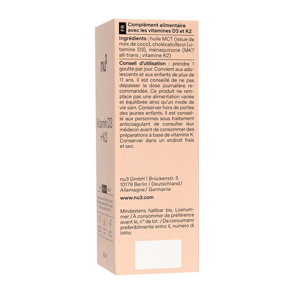 nu3 Vitamina D3 + K2