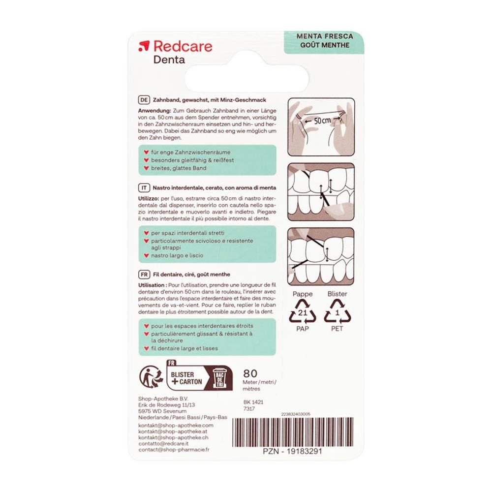 Redcare Nastro interdentale Set da 3
