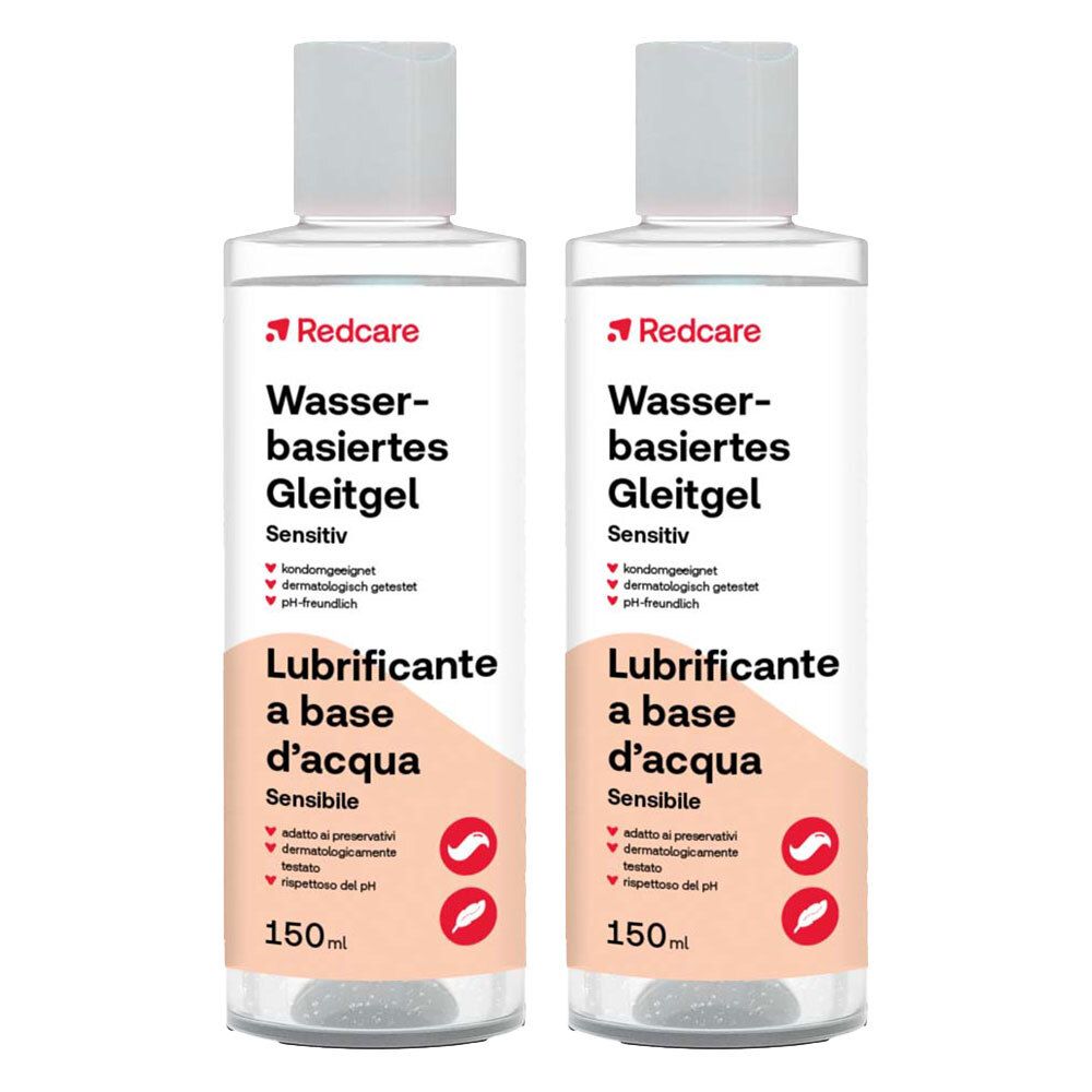 Redcare Lubrificante a base d’acqua Set da 2