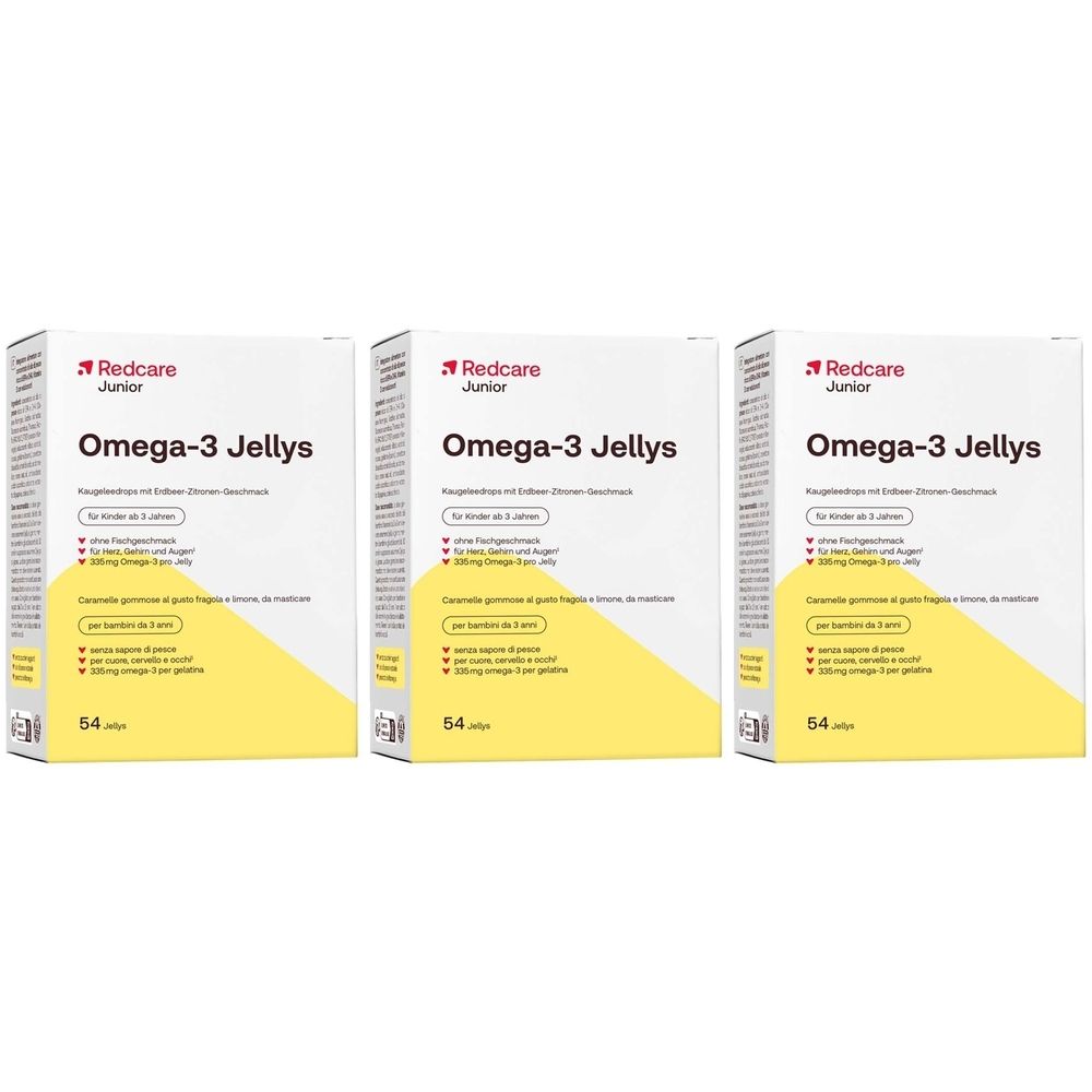 Redcare Junior Omega-3 Jellys Set da 3