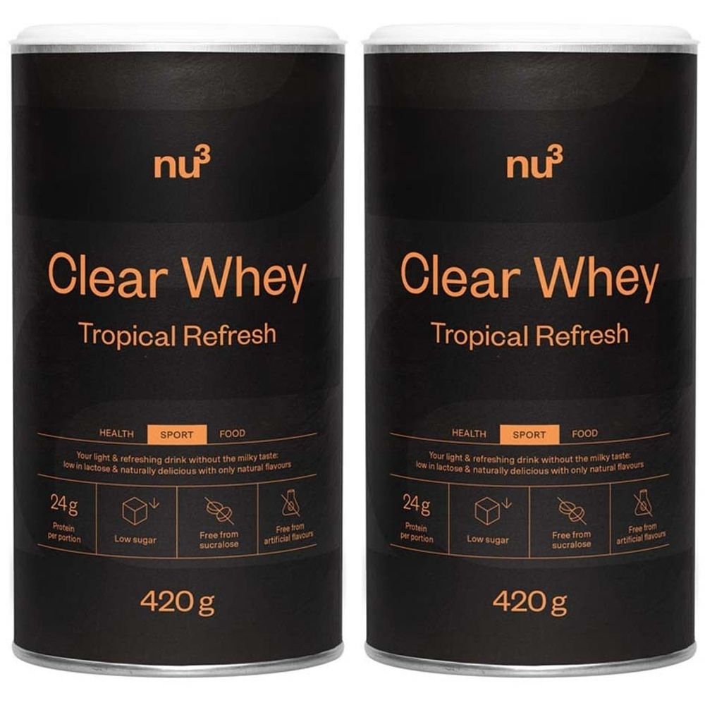 nu3 Clear Whey Tropical Refresh Set da 2