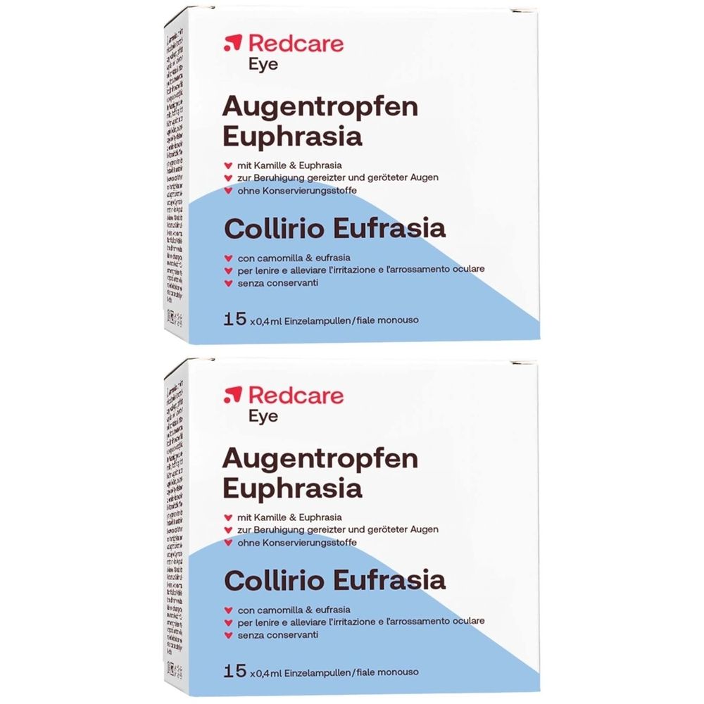 Redcare Collirio Euphrasia Set da 2