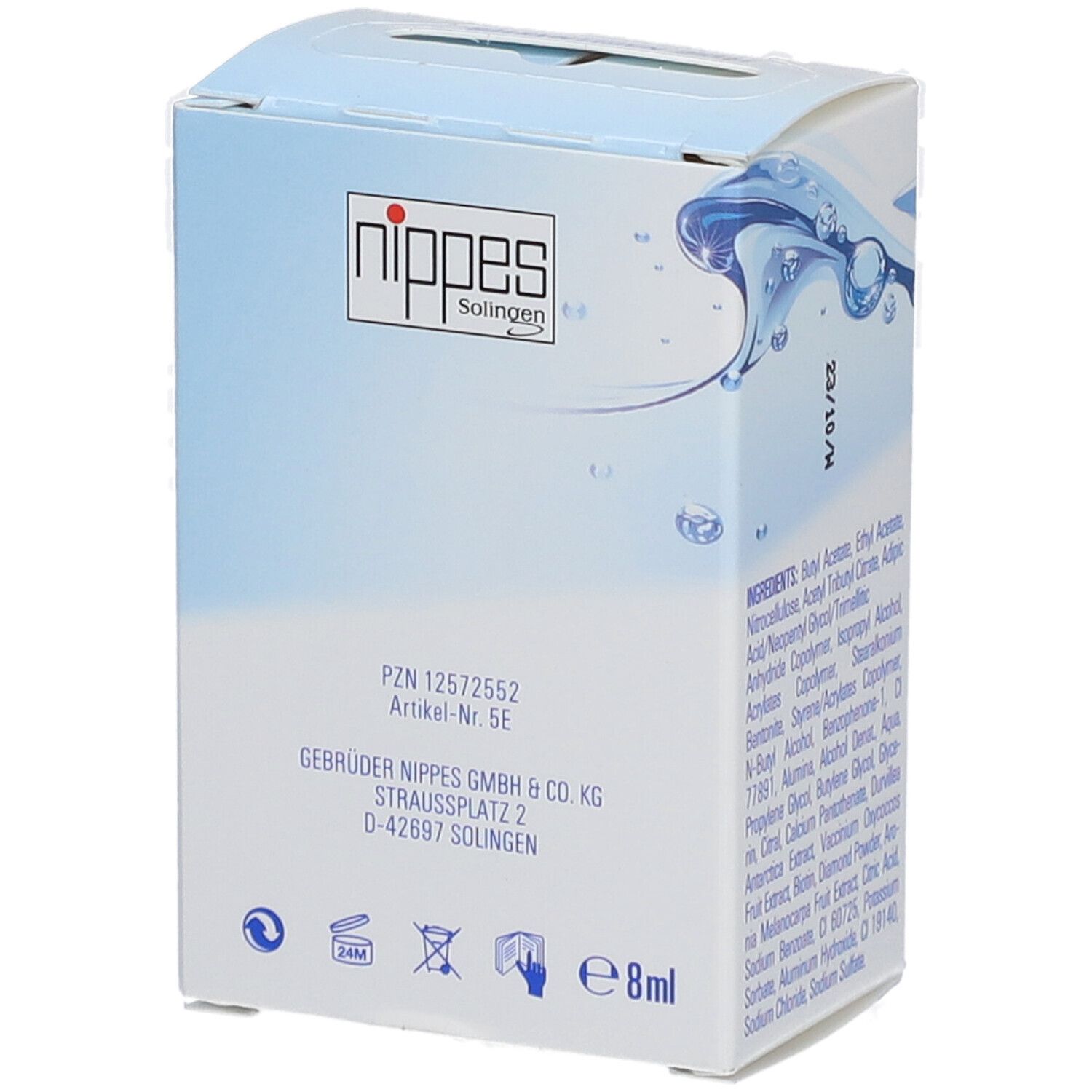 nippes Solingen Indurente per unghie