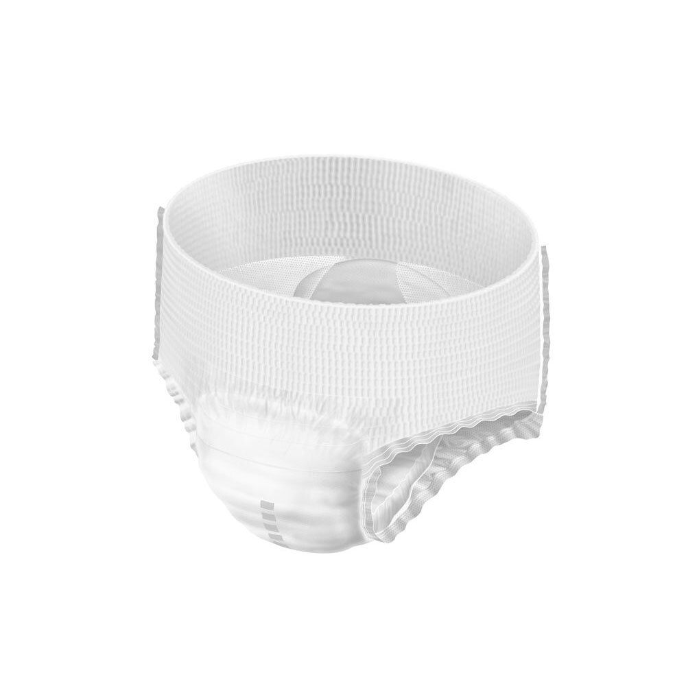 MoliCare Premium Mobile bianco. Forma di pannolino, con bordi elastici. Prodotto senza confezione.