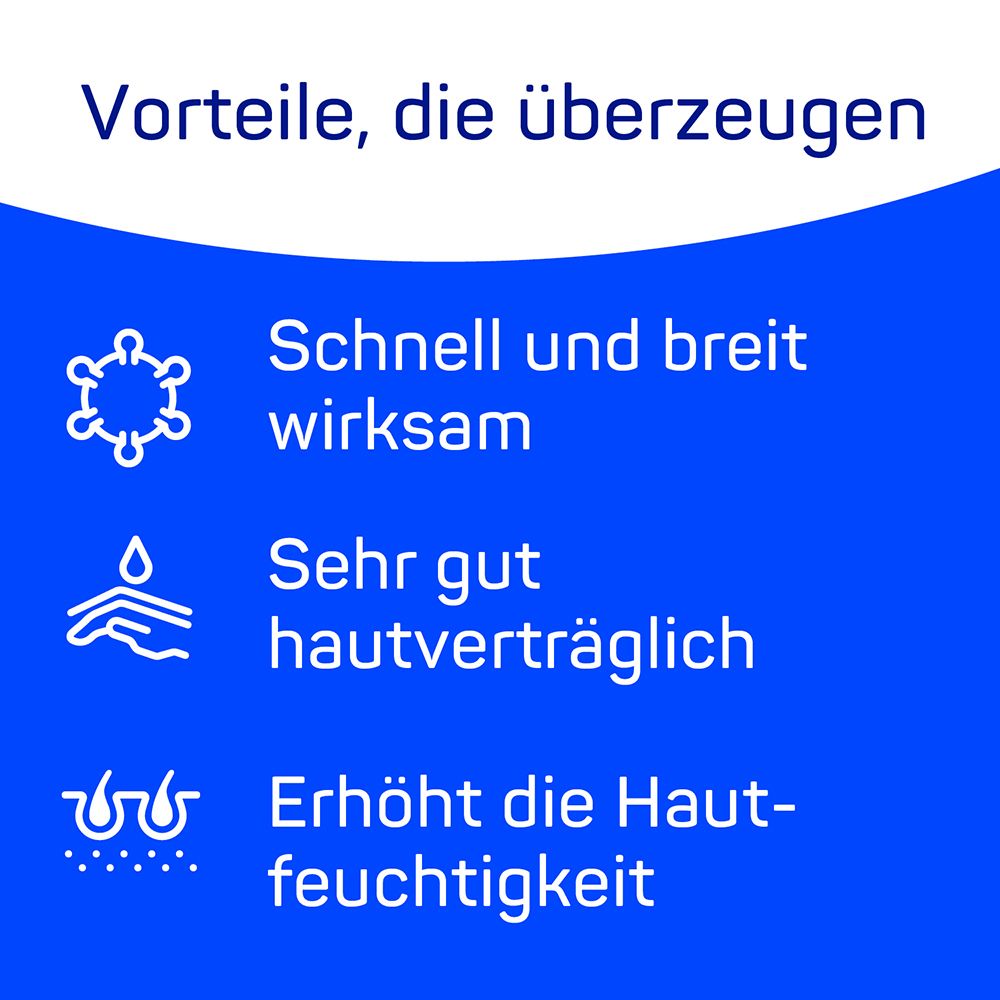 Vantaggi: Azione rapida e ampia, ottima tollerabilità cutanea, aumenta l'idratazione della pelle. Simboli.