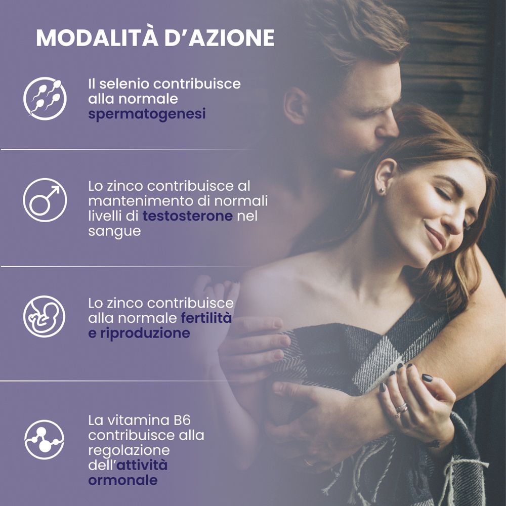 PlantoCaps Coitosan: Effetti di selenio, zinco e vitamina B6.