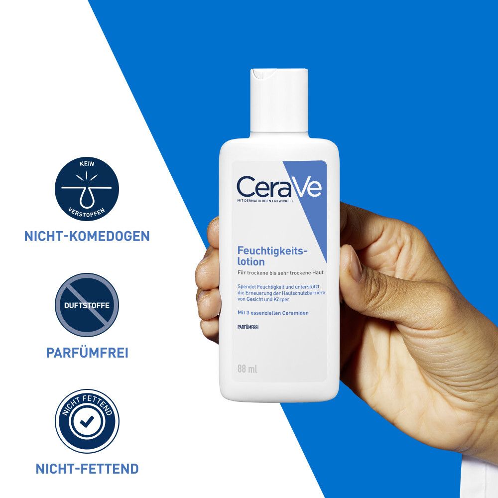 Donna applica lozione sulla spalla. Testo: CURA DEL CORPO.