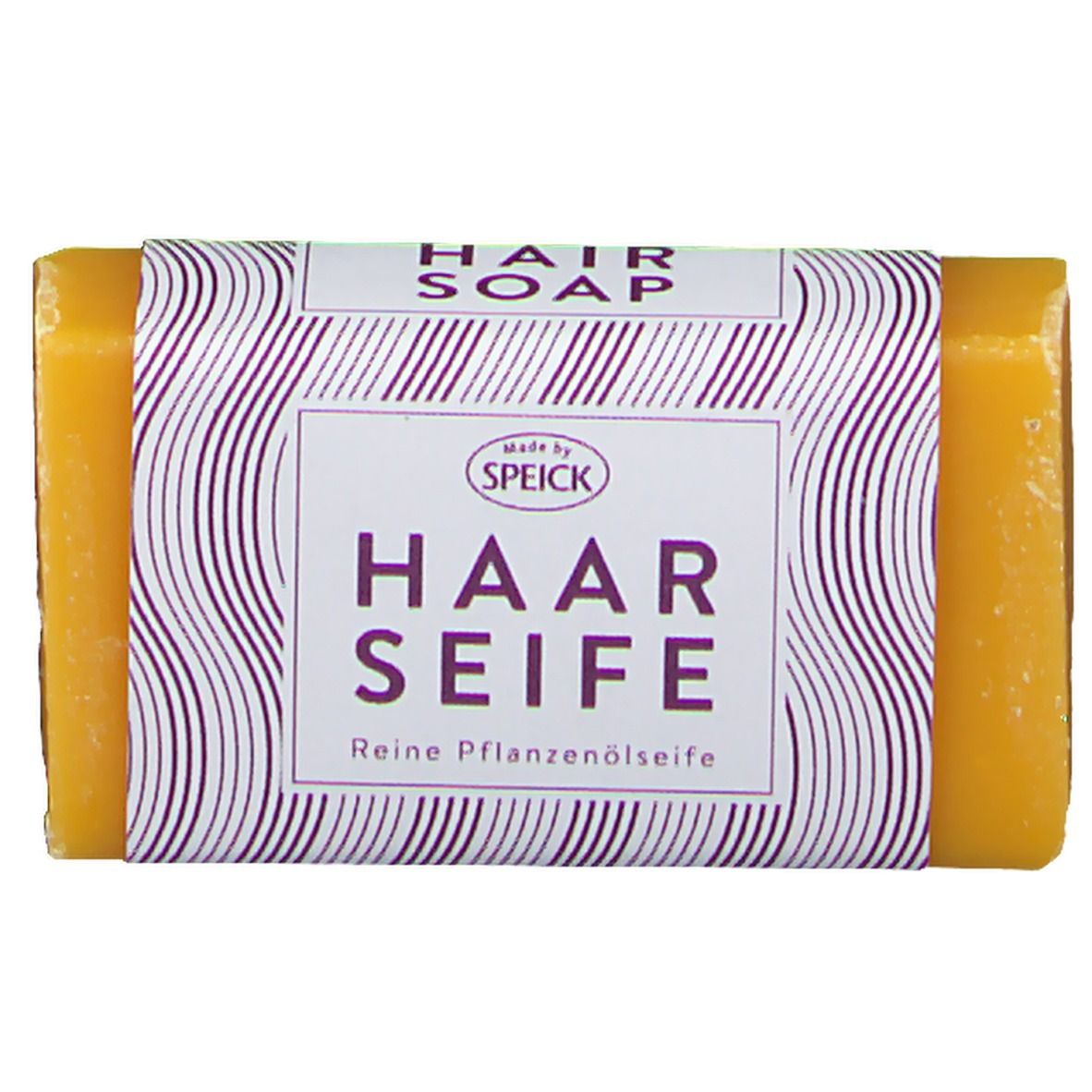 Sapone per capelli Speick all'olio vegetale, puro sapone all'olio vegetale, 45g, frontale.
