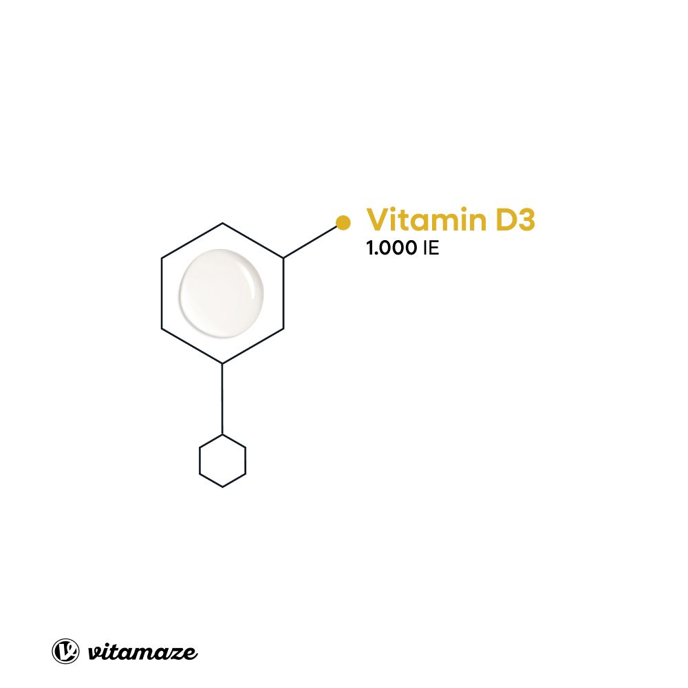 Vitamaze Vitamin D3 1.000 IE.
