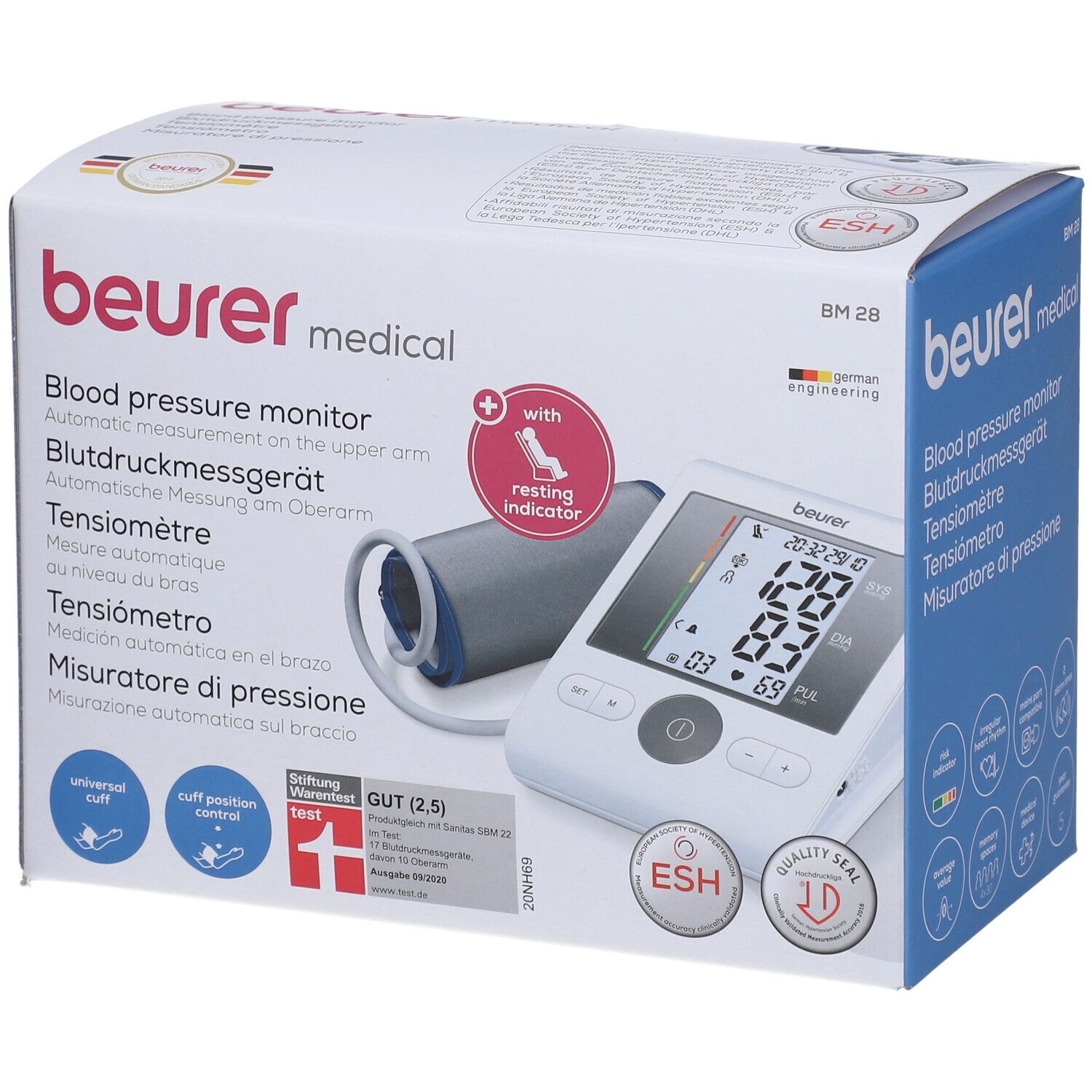 MONITOR DELLA PRESSIONE ARTERIOSA DA BRACCIO Beurer (BM 28 WS)