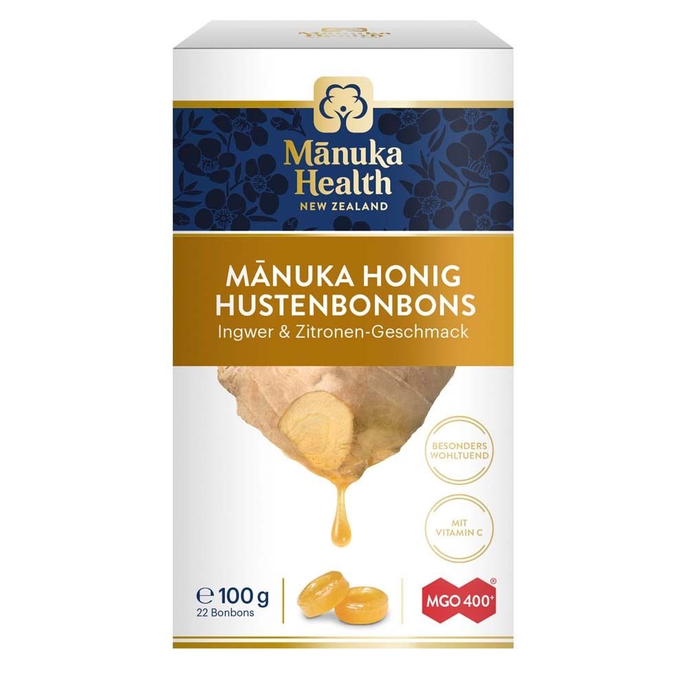 Manuka Health  - Lecca lecca al miele di Manuka, zenzero e limone