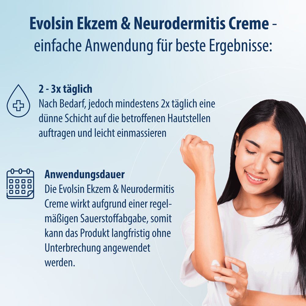 Evolsin® Crema per eczema e neurodermite I SENZA CORTISONE