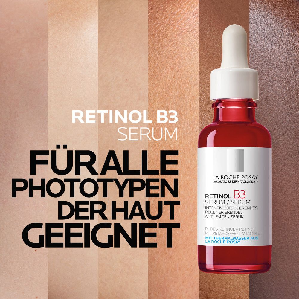 La Roche-Posay Retinol B3 Serum. Adatto a tutti i fototipi di pelle.