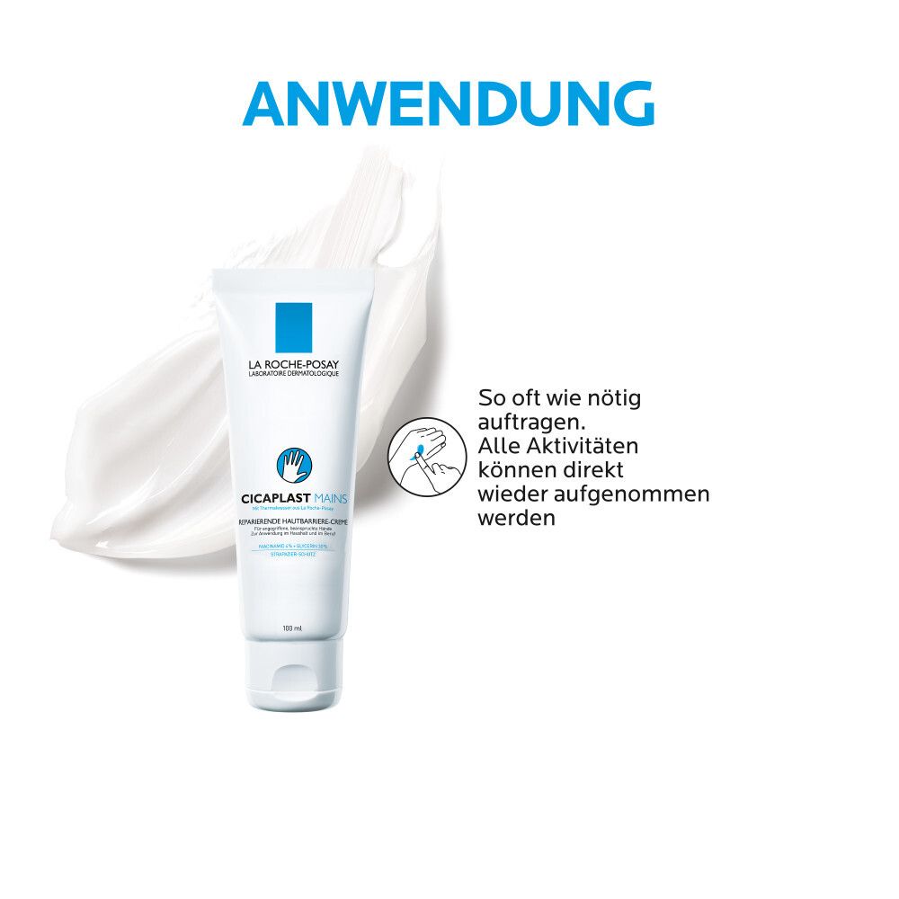 Applicazione: applicare la crema. Tutte le attività possono essere riprese subito.