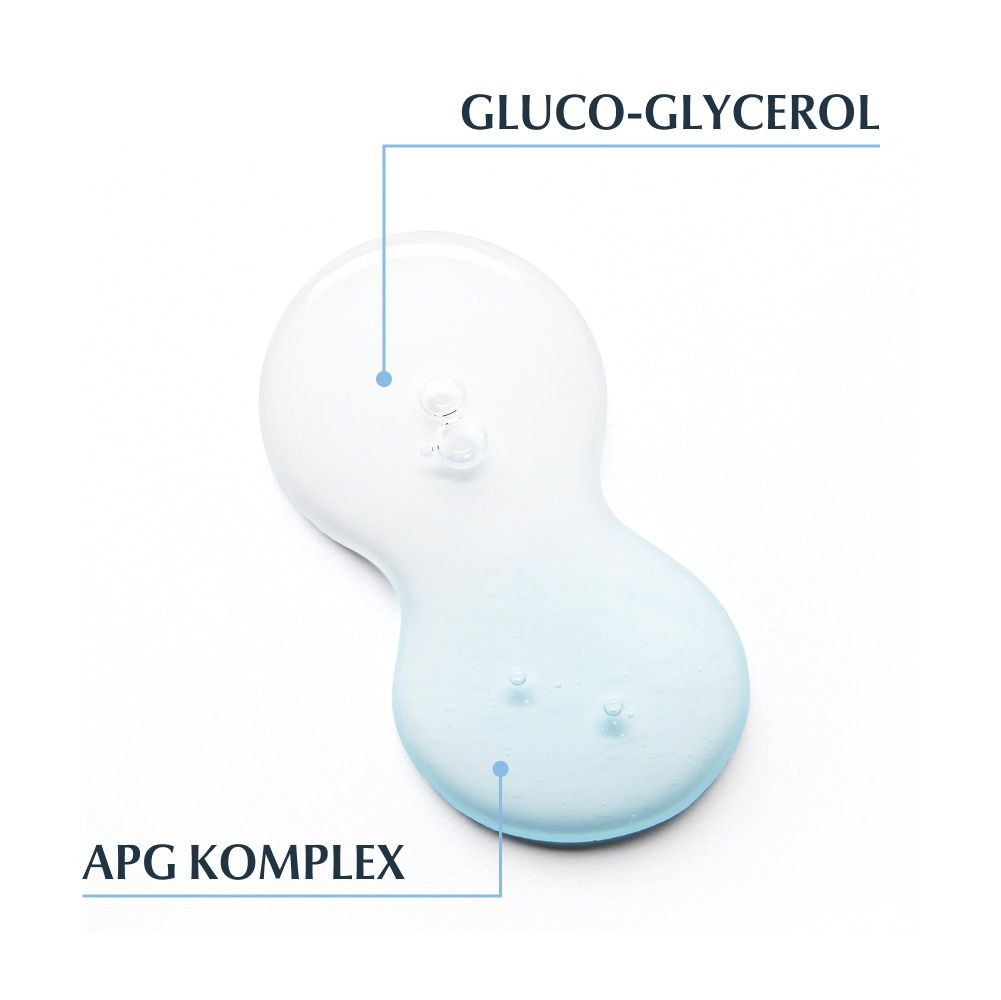 Gocce di Eucerin DermatoCLEAN struccante occhi con Gluco-Glycerol e complesso APG.