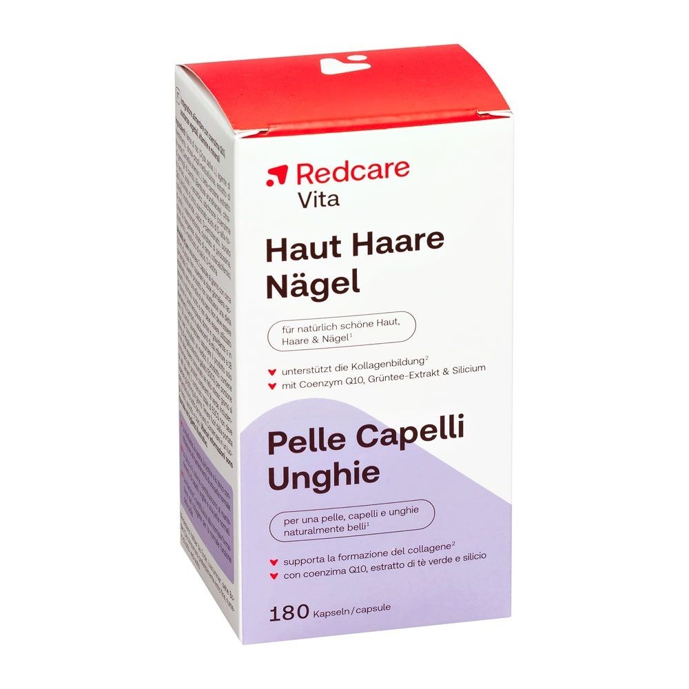 Confezione Redcare Pelle Capelli Unghie, 180 capsule.
