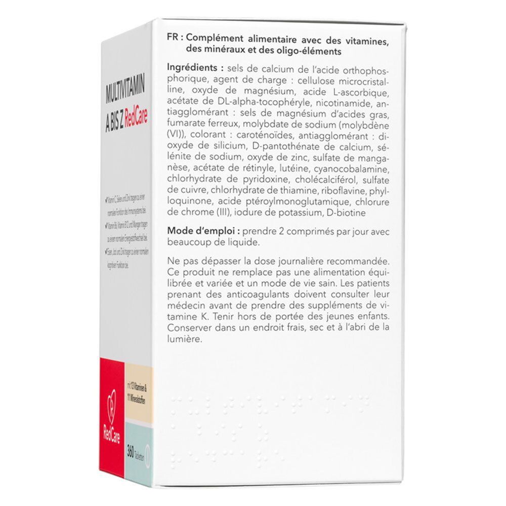 Redcare Multivitaminico dalla A alla Z