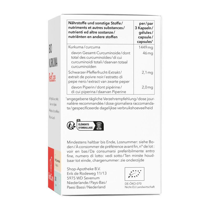 Redcare Curcuma Bio in Capsule