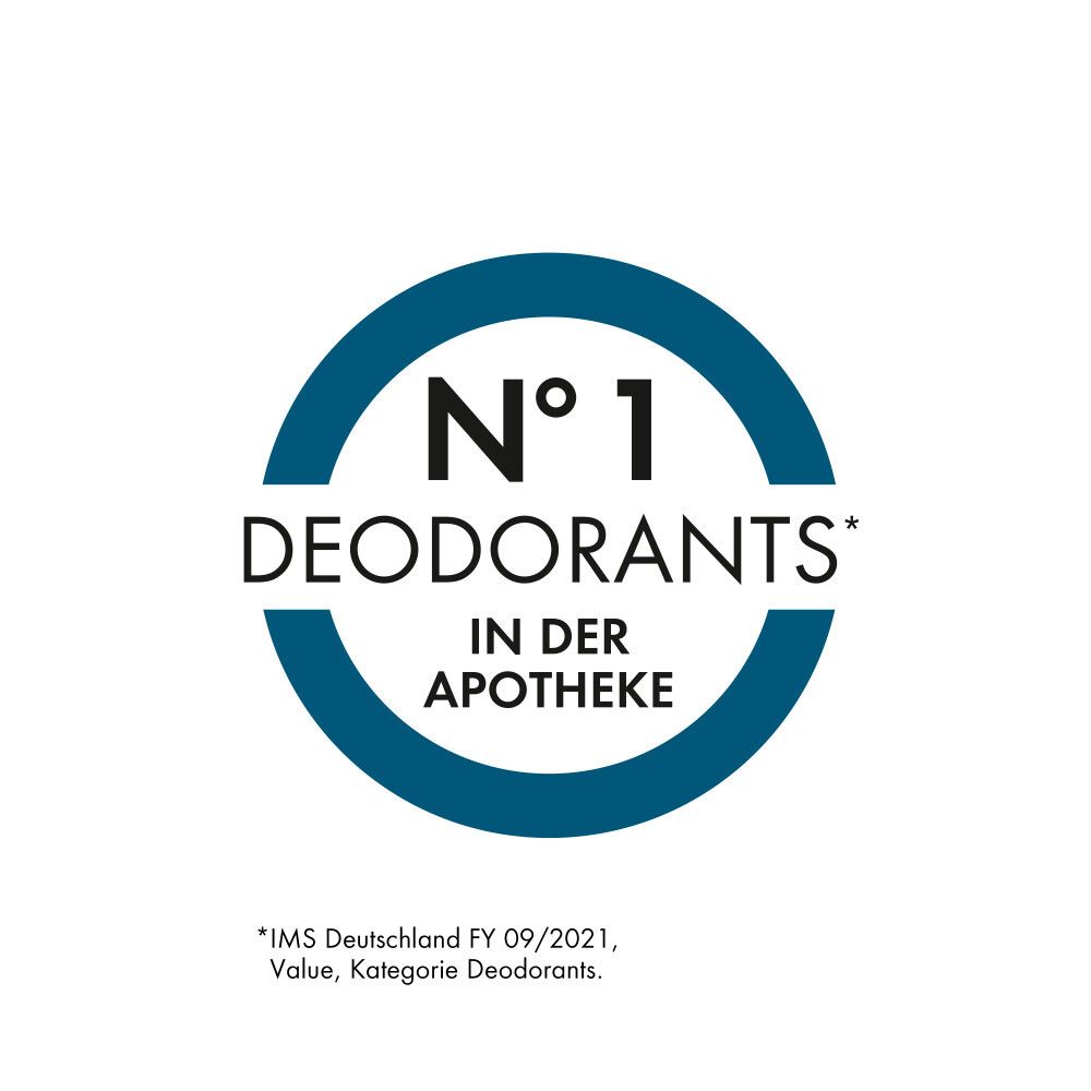 Distintivo "N. 1 deodoranti in farmacia".