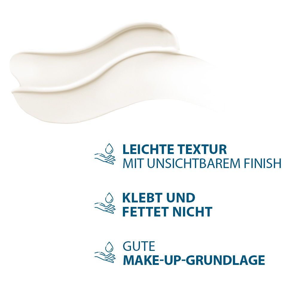 Testo: Texture leggera, finitura invisibile, non appiccica e non unge, buona base per il trucco. Texture del prodotto.