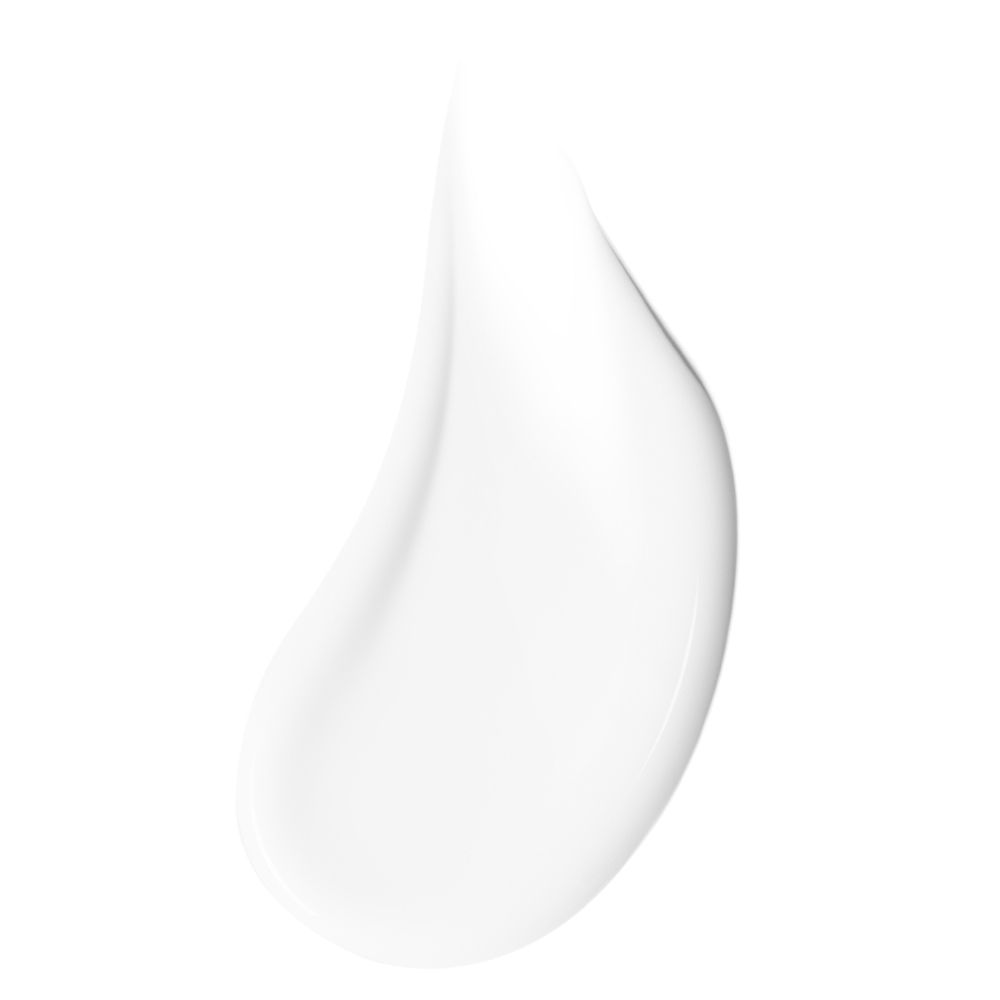 Gel bianco, a forma di goccia. Texture liscia e lucida.