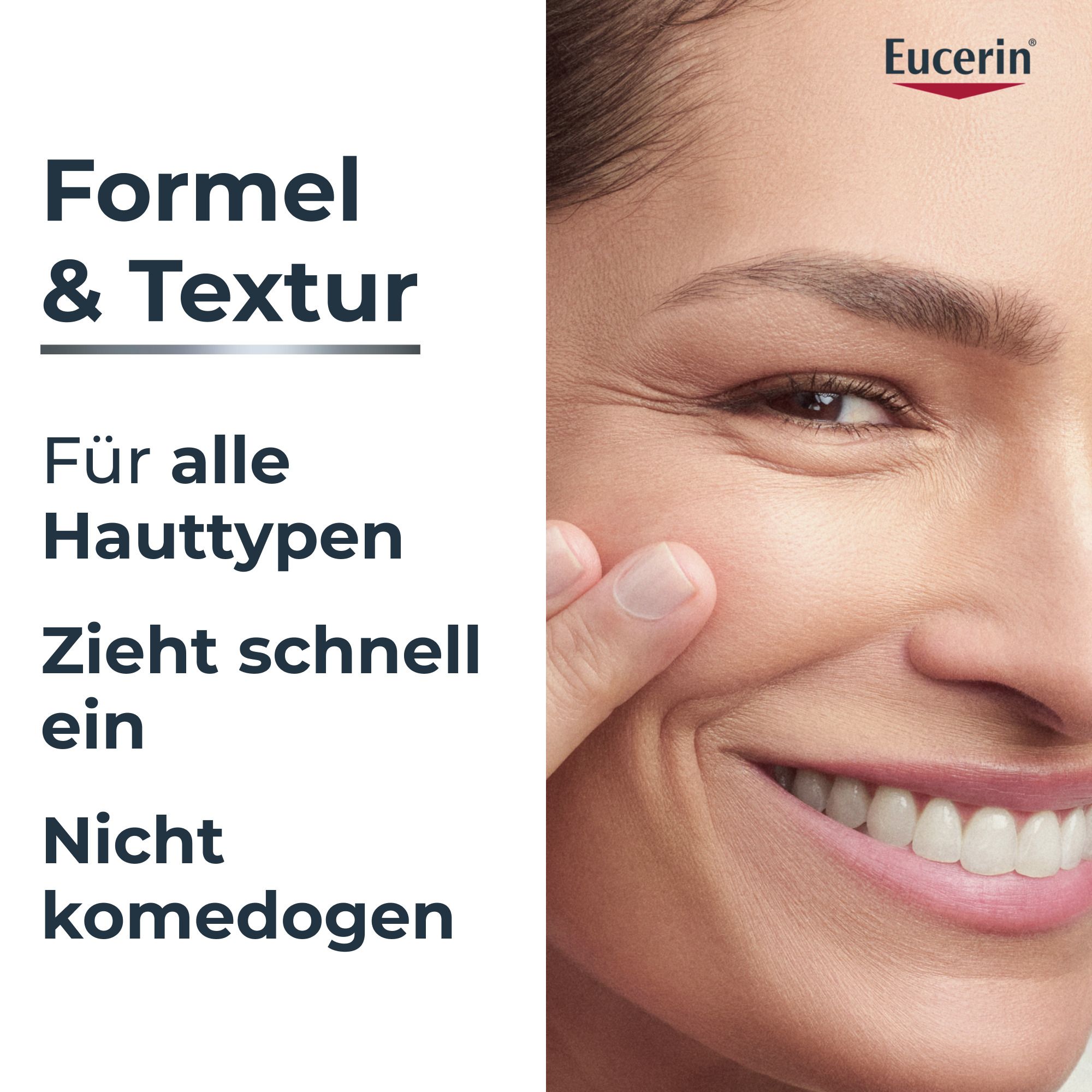 Eucerin Hyaluron-Filler Notte: Per tutti i tipi di pelle, si assorbe rapidamente, non comedogeno.