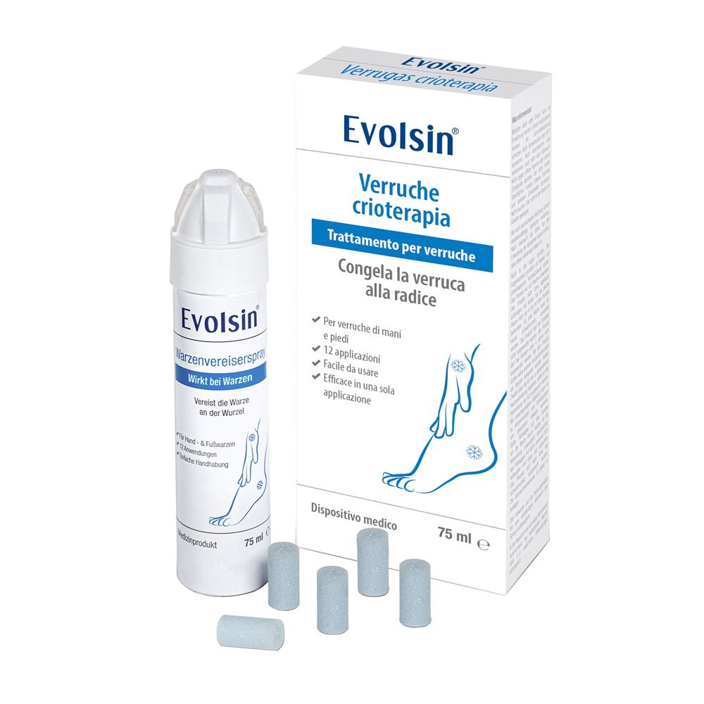 Evolsin – Penna-antiverruca contro le verruche su piedi, mani, corpo, braccia & gambe