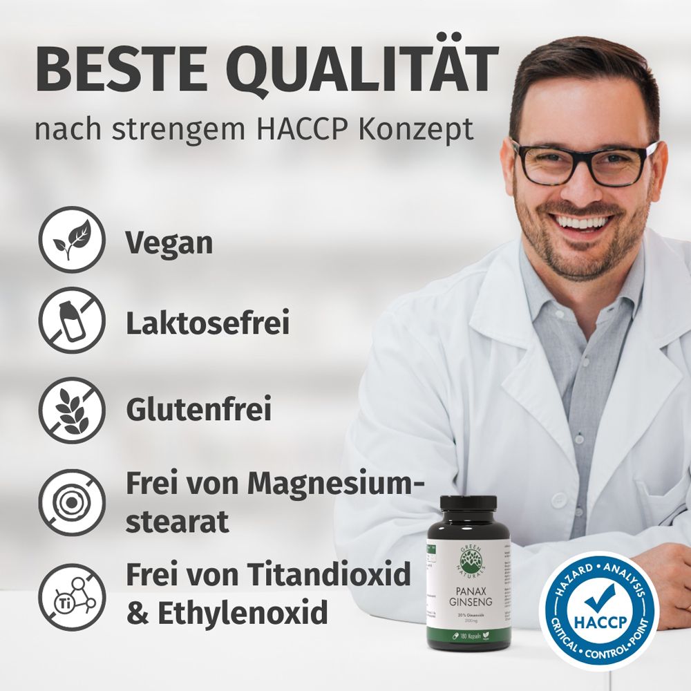 Marchi di qualità: Vegano, Senza lattosio, Senza glutine, senza magnesio stearato.