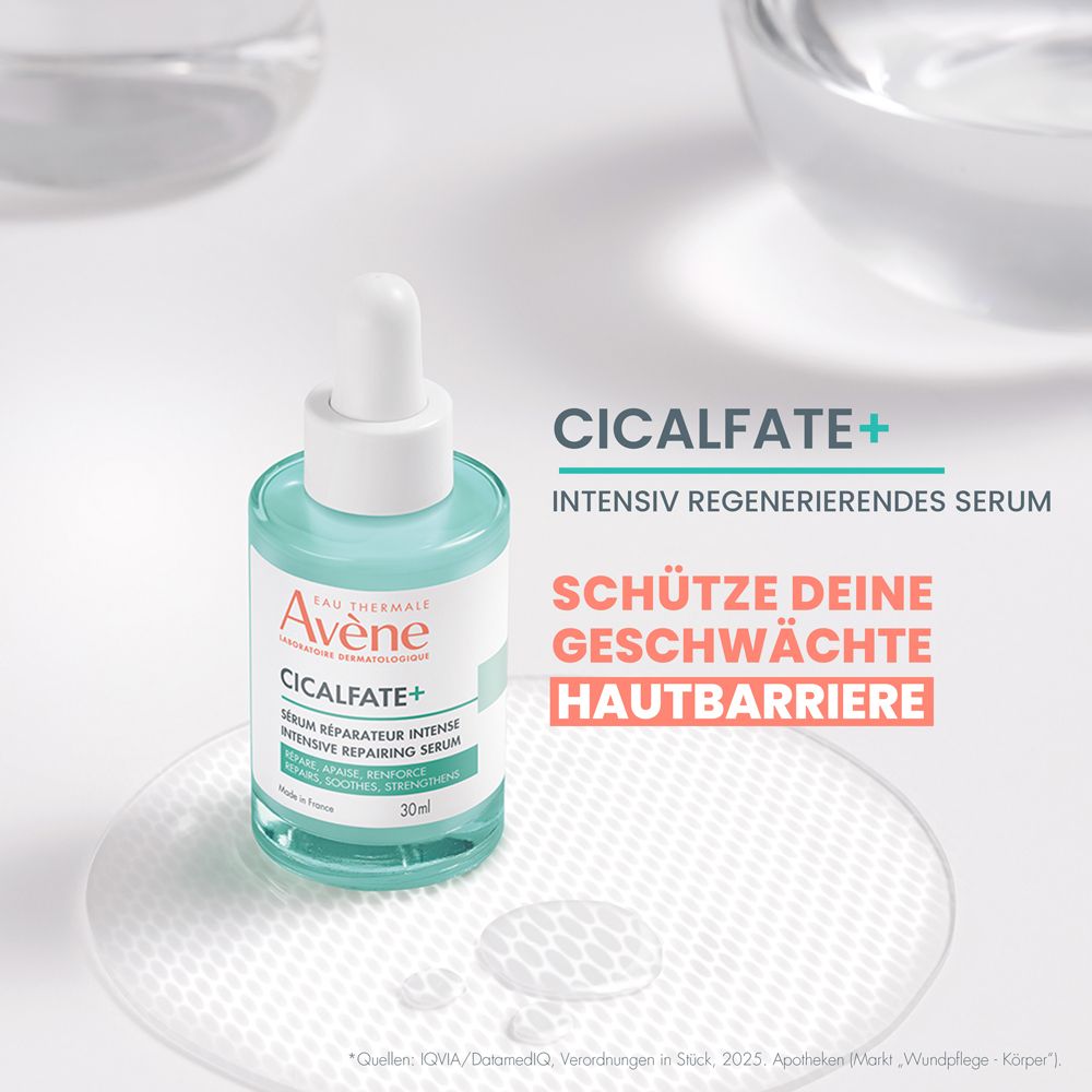 Siero Avène Cicalfate+: Idrata 24h, ripara la barriera cutanea, protegge.