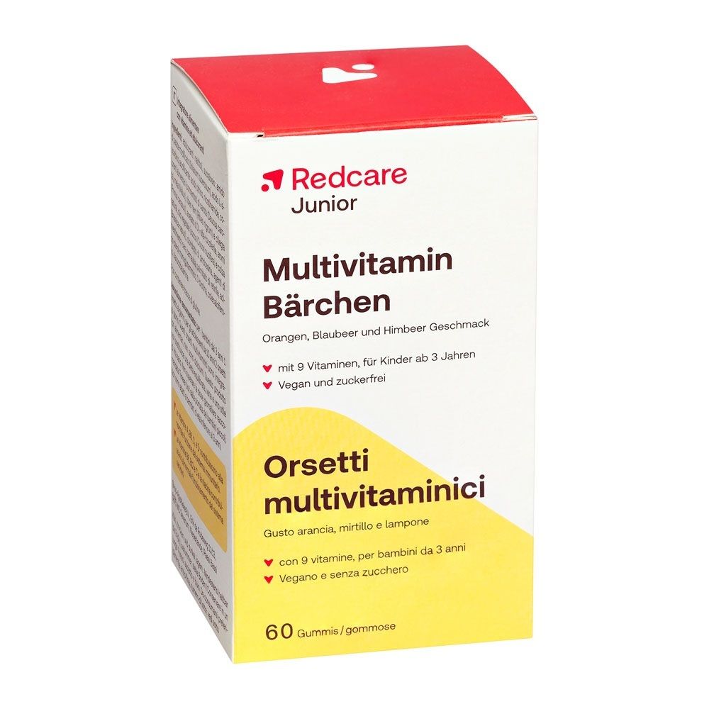 Confezione Redcare Junior Multivitamin Bärchen, 60 orsetti.