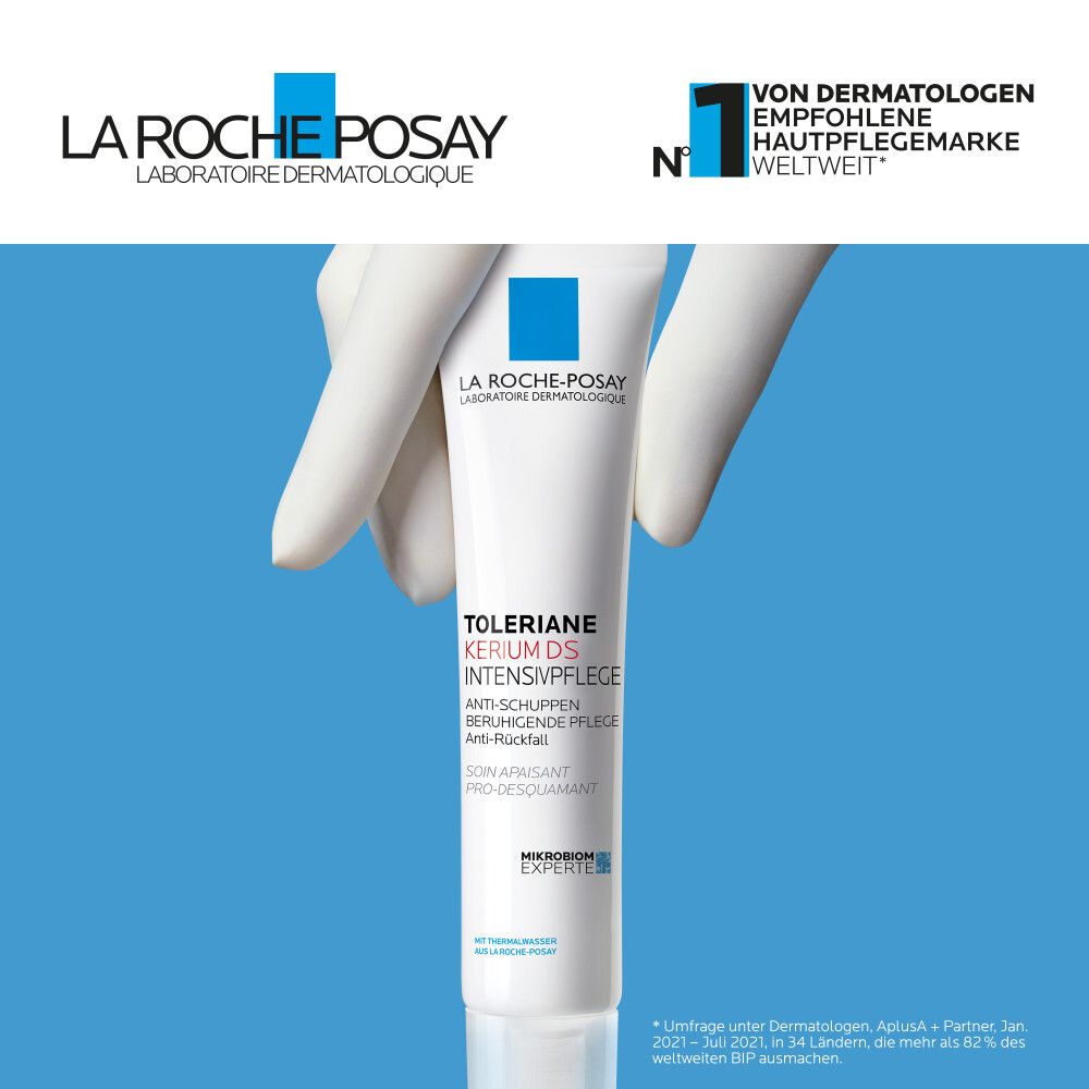 La Roche-Posay Toleriane Kerium DS Intensivpflege. Raccomandato dai dermatologi. Marchio n.1 per la cura della pelle.