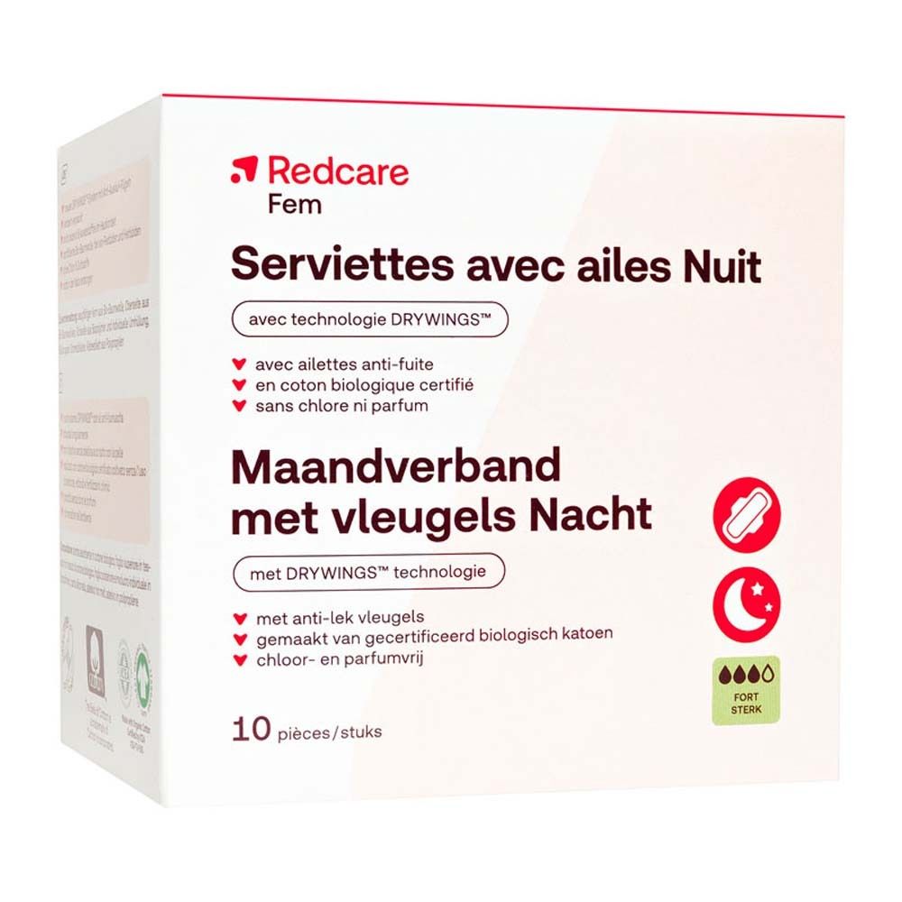 Redcare Fem Assorbenti con ali notte