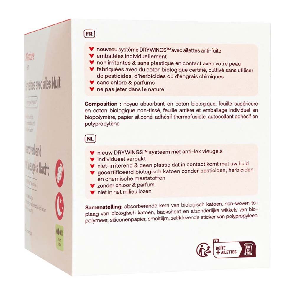 Redcare Fem Assorbenti con ali notte