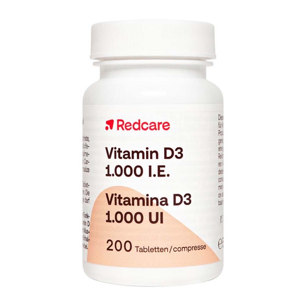 Redcare Vitamina D3 1000 I.E.