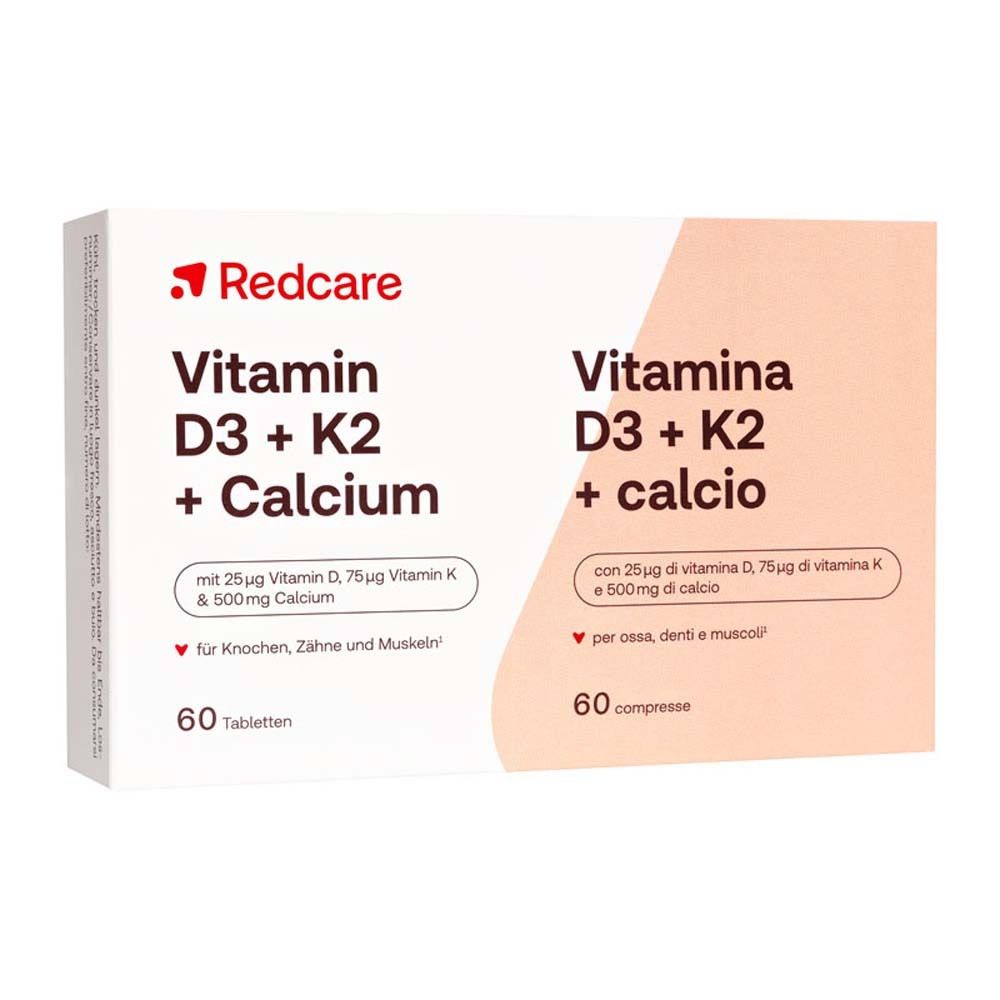 Redcare Vitamina D3, K2 e calcio