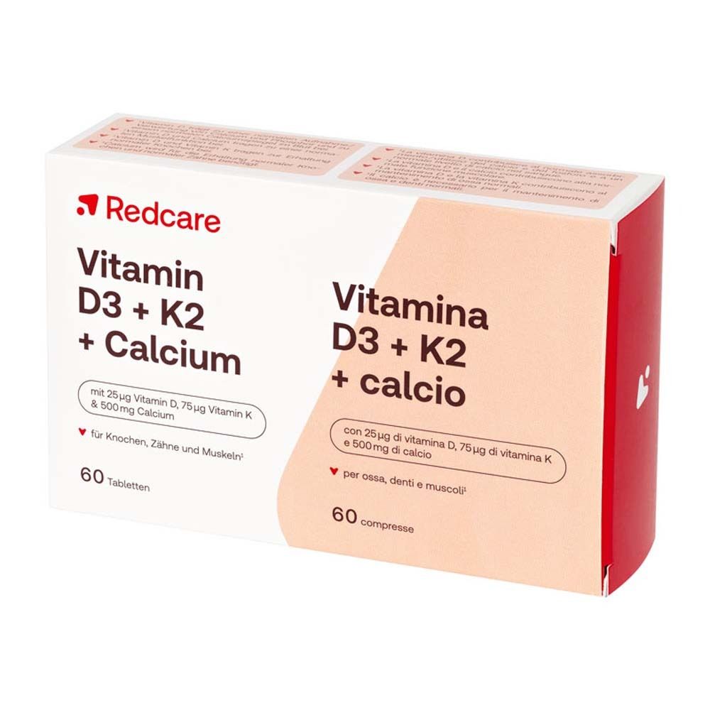 Redcare Vitamina D3, K2 e calcio