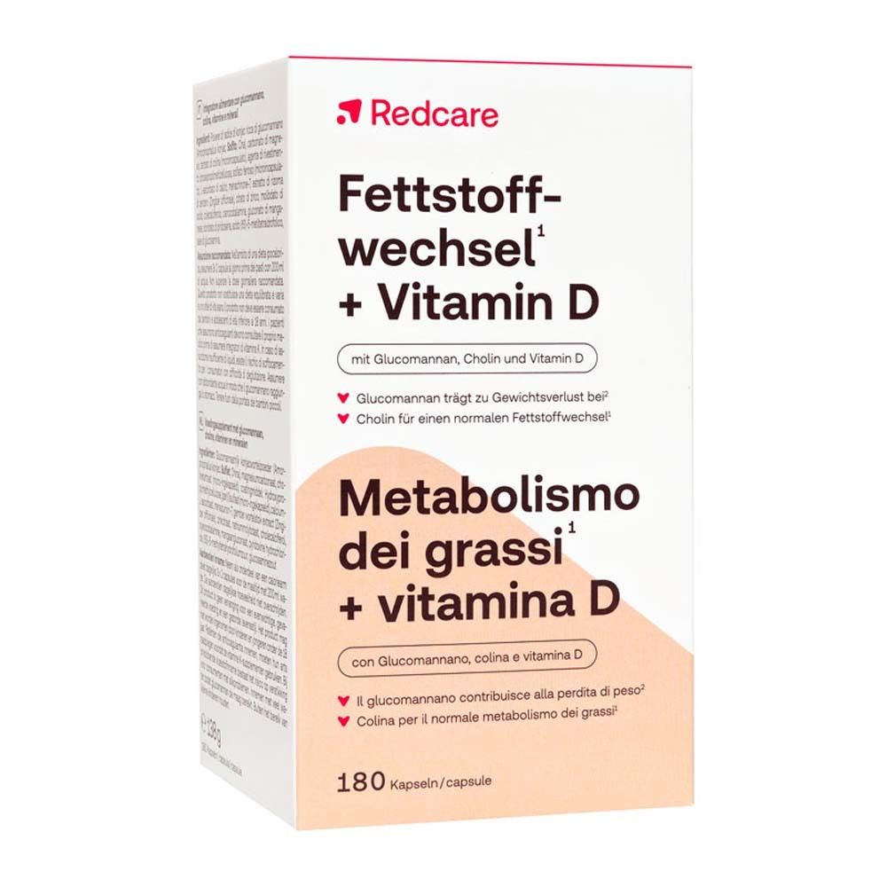Redcare Metabolismo dei grassi + Vitamina D