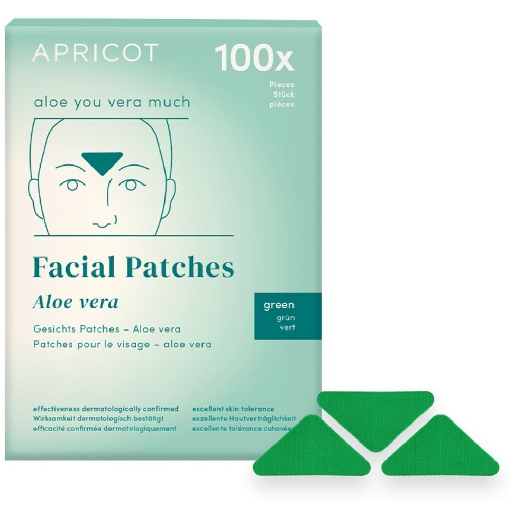 APRICOT Rughe della fronte Pads con Aloe Vera