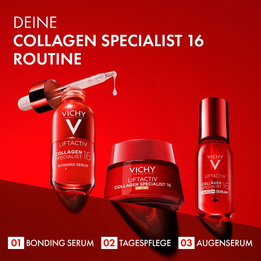 Crema giorno Vichy Liftactiv Collagen Specialist 16 SPF 50: Si assorbe rapidamente, non appiccica.