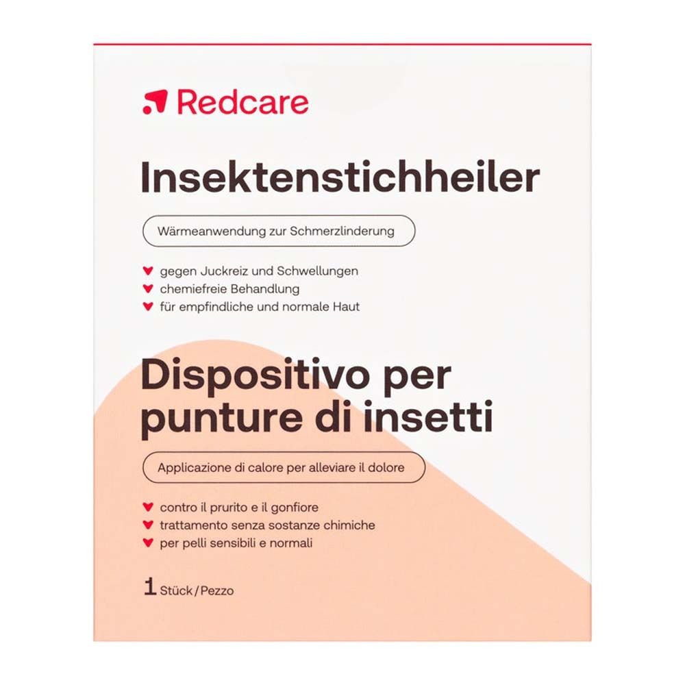 Confezione di Redcare Insektenstichheiler. Testo in tedesco e italiano. 1 pezzo.