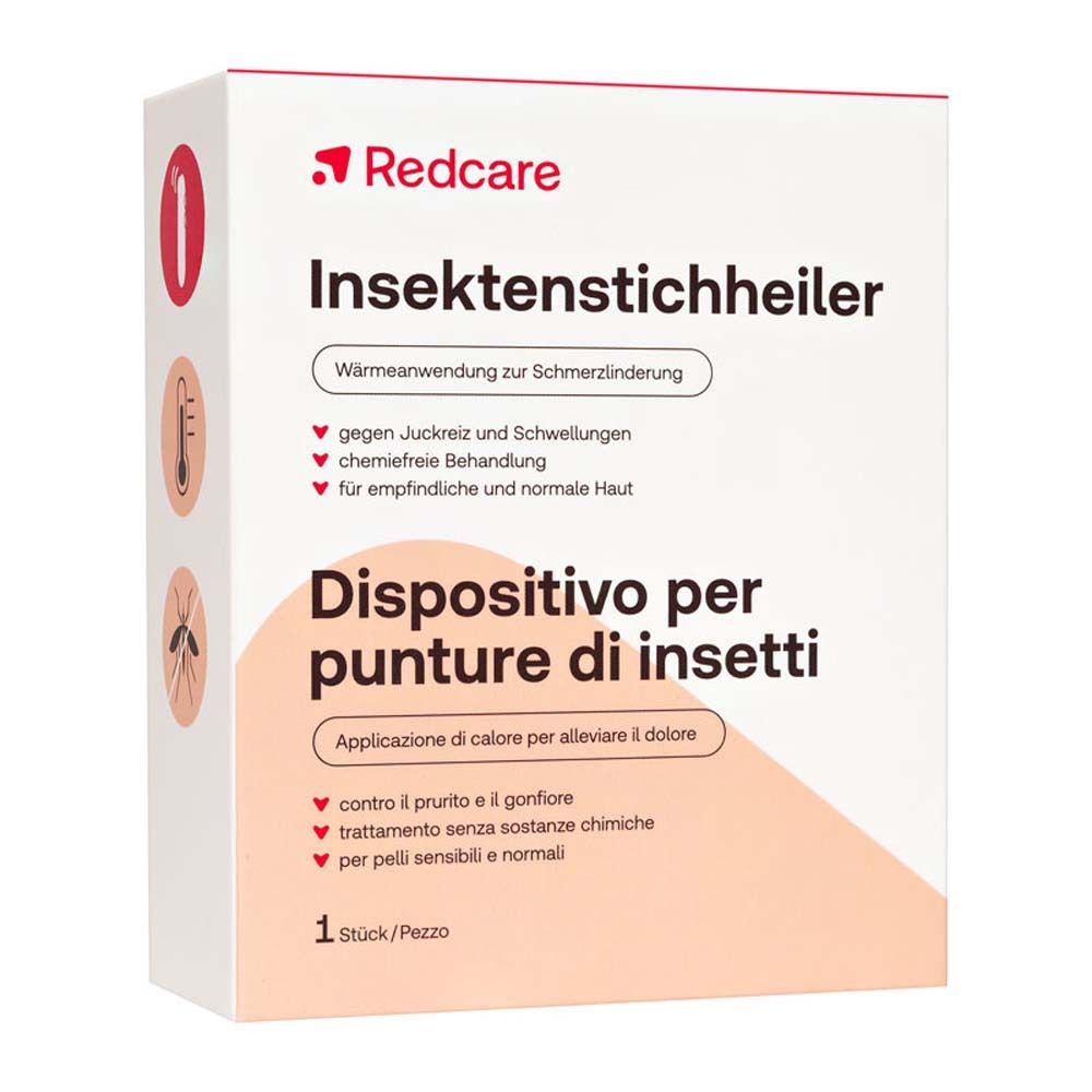 Confezione di Redcare Insektenstichheiler. Testo in tedesco e italiano. 1 pezzo.