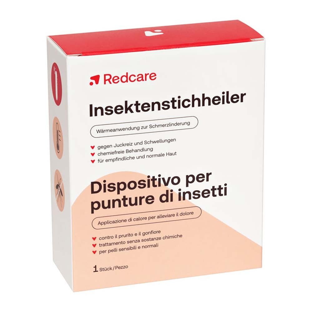 Confezione di Redcare Insektenstichheiler. Testo in tedesco e italiano. 1 pezzo.